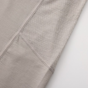 Camiseta de Manga Corta de Lana de Alta Calidad para Hombre, Cuello Redondo, Tops de Lana Merino Superfina - Product Image 3