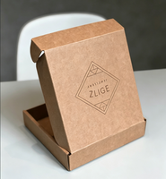 Caja de Envío de Cartón Corrugado Marrón para Ropa, Embalaje con Logotipo, Caja de Envío para Cosméticos para Grandes Empresas, Caja de Regalo para Mensajería