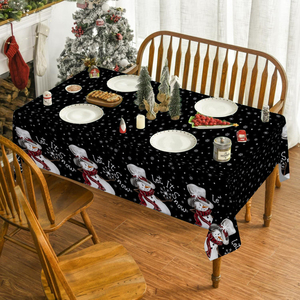 Mantel Navideño para Mesa de Comedor, Personalizado, Lavable, de Poliéster, para Decoración de Fiestas en Casa - Product Image 6
