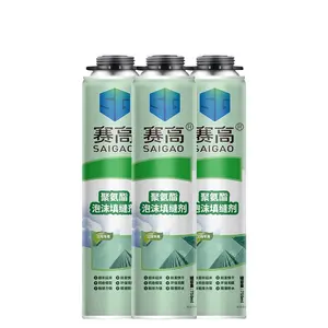 SAIGAO Prix Concurrentiel Mousse Uréthane Rigide Isolante Pu Spray Mousse Pour Calfeutrage Et Montage