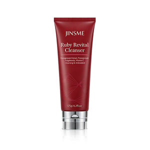 Crema Facial Iluminadora y Antioxidante OEM ODM, Limpiador Facial de 125 ml, Extracto de Granada, Polifenoles, Vitamina C, Revitalizante para Piel Áspera - Product Image 2