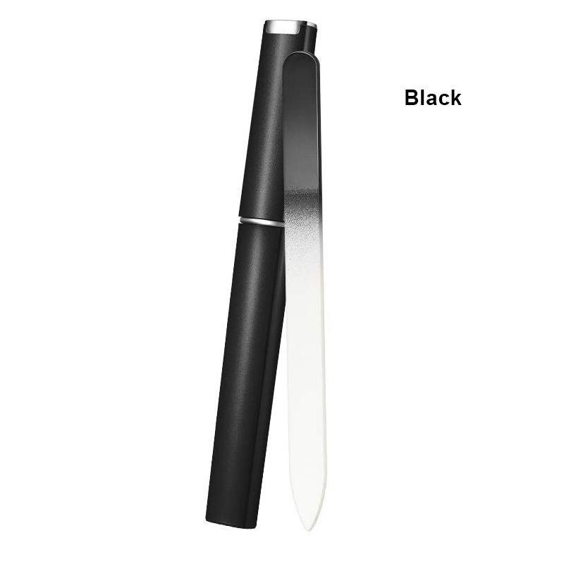 Black Glass Nail File