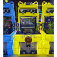 Machine de jeu vidéo d'arcade pour enfants, équipement de divertissement à monnayeur en acier inoxydable, garantie 1 an