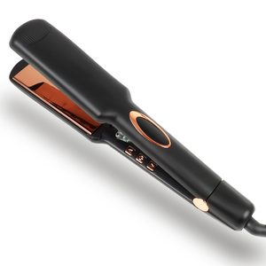 I nuovi capelli raddrizzano le parti del raddrizzatore a piastra larga a riscaldamento rapido della fabbrica OEM personalizzano il ferro da stiro con etichetta privata - Product Image 1