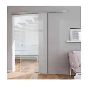 도매 유리 스틸 트랙 입구 여닫이 문 디자인 프랑스 스타일 침실 슬라이딩 헛간 문 하드웨어