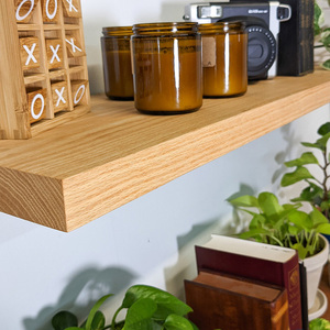 Estantes Flotantes de Madera para Pared, Diseño de Montaje en Pared para Espacios Pequeños, Uso en Dormitorio y <span class=keywords><strong>Baño</strong></span> - Product Image 4
