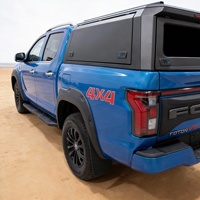 Hardtop en alliage d'aluminium résistant aux rayures, sur mesure, 4x4, toutes saisons, pour Toton Tunland Double Cab avec barre de protection