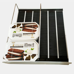 Estante rodante con resorte para enfriadores de bebidas, estante de alimentación por gravedad con divisores para reposición automática - Exhibidor FIFO para <span class=keywords><strong>supermercado</strong></span> - Product Image 4