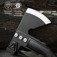 Hache tactique multifonctionnelle Armes de survie pour la défense en plein air Arbre sauvage Hache de camping en bois