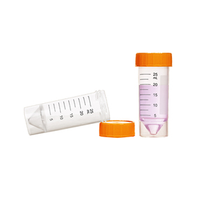 Tubes de centrifugation en plastique stériles à fond plat de 25 ml, consommables de laboratoire - Product Image 1