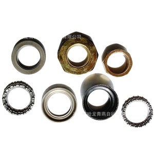 Juego de siete piezas de rodamientos de bolas para horquilla delantera de patinete eléctrico amarillo, piezas metálicas resistentes al desgaste - Product Image 5