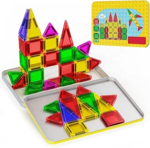Boîte en métal personnalisée avec logo, livraison rapide, étui rectangulaire en métal pour blocs de construction magnétiques portables, emballage pour ensemble de <span class=keywords><strong>voyage</strong></span> - Product Image 2