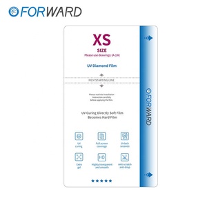 Avant la vente en gros antichoc doux devient <span class=keywords><strong>film</strong></span> dur Hydrogel UV diamant protecteur d'écran de téléphone portable <span class=keywords><strong>Film</strong></span> d'hydrogel à durcissement UV - Product Image 6