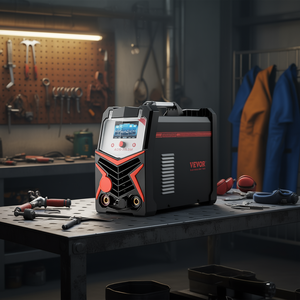 Soudeuse TIG Vevor 6-en-1 200A double tension AC/DC, pulsée, spot, MMA, contrôle synergique IGBT pour la construction en aluminium - Product Image 2