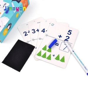 Jinayon tarjeta Flash Carta/números/cercanas por cognitivo tarjeta seco reutilizables borrar a mano tarjeta - Product Image 3