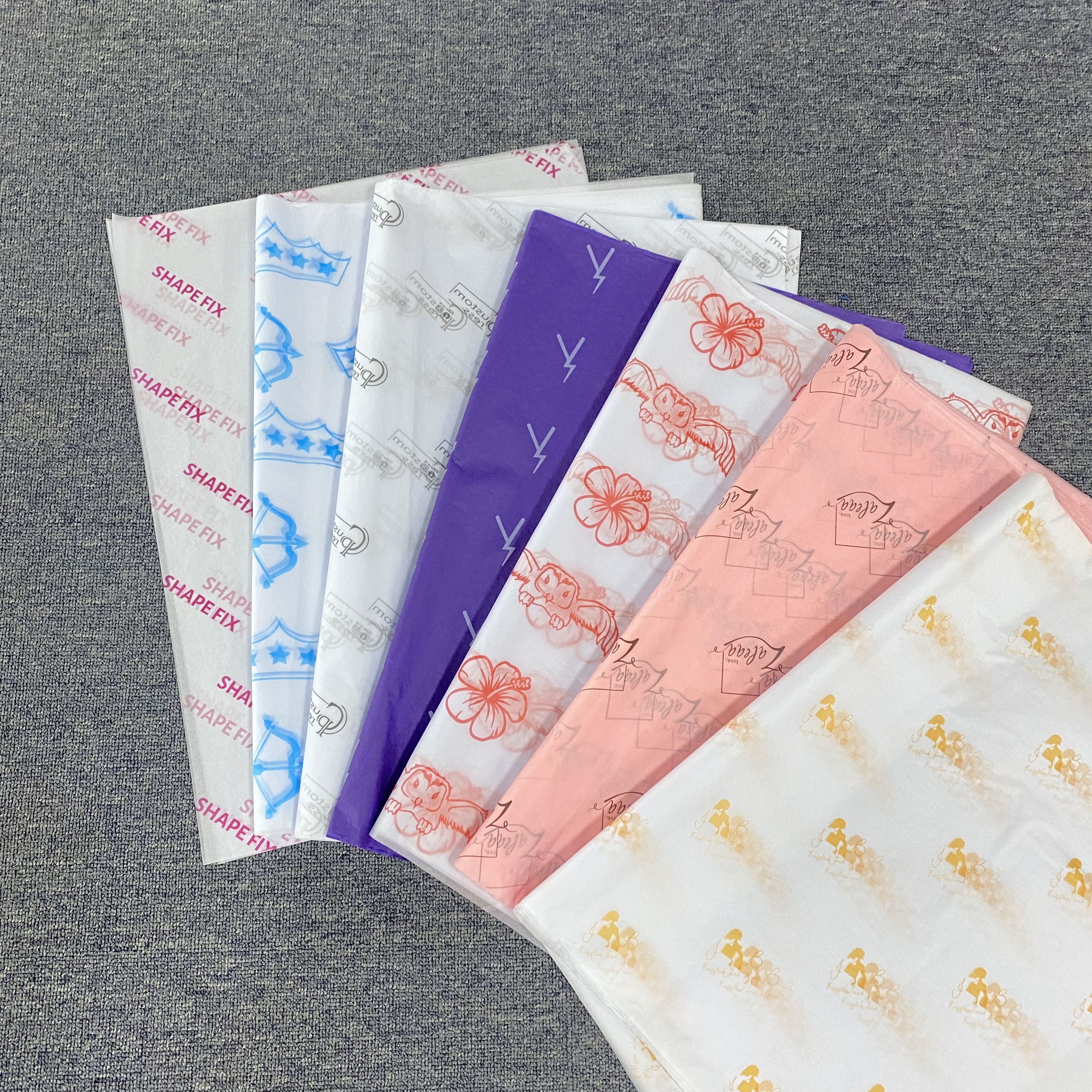 Customized Wrapping Paper with Prints Wrapping Paper for Clothing and Flowers Gift Wrapping Paper
