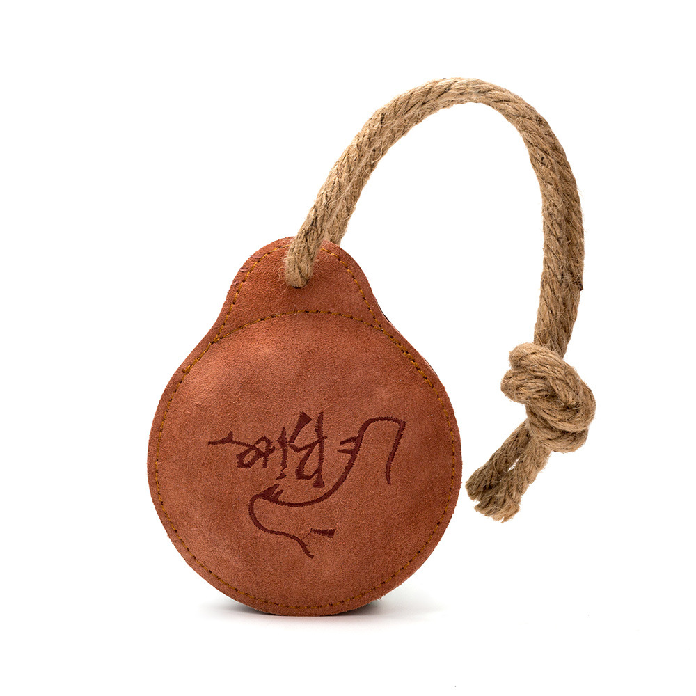 Обучающие товары для домашних животных, кожаные летающие диски, прочные жевательные игрушки для чистки зубов и собак