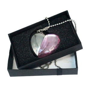 Joyería en forma de corazón USB Flash Drive 2,0 Pen Drive 4GB 8GB 16GB Pendrive 2,0 32GB 64GB collar memoria USB Memory Stick - Product Image 6