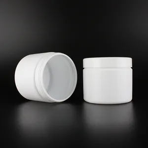 10盎司300毫升环保护发蜡护发素产品包装散粉容器HDPE空塑料罐