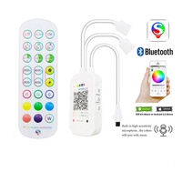 Offre Spéciale TV LED bande de rétroéclairage Flexible RGB changement de couleur 60LEDs/m 12V musique synchronisation IR24 touches télécommande APP contrôleur découpable