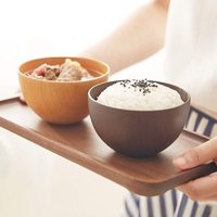 Kokosnootschalen Salade Fruit Schaal Hoge Kwaliteit Ecologisch Duurzaam Lichtgewicht Aanpasbare Maat Logo Massief Acacia Houten Schalen