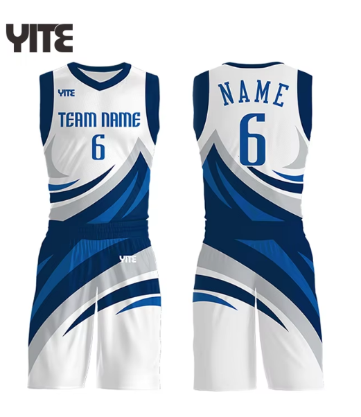 White and blue stripes