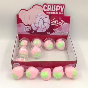 Viraler Erdbeer-Crackle-Squish-Ball ASMR Knuspriges Quetsch-Fidget-Spielzeug mit Knirschgeräusch Stressabbau-Squishy-Spielzeug für Kinder - Product Image 6