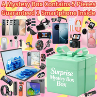 Caja Misteriosa de Electrónicos con Garantía de Smartphone en 5 Artículos, Sorpresa con Teléfono Móvil, Smart TV Box 5G, Pulsera de Actividad Física