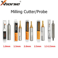 Xhorse CONDOR XC MINI Plus Dauphin XP-005 Clé Machine De Découpe Fraises 1.0mm 1.5mm 2.0mm 2.5mm Clés De Véhicule