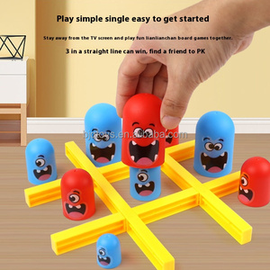 BJQ OEM Jeu de société personnalisé amusant Gobble Tic Tac Toe pour enfants, en plastique, emballage en boîte de couleur - Product Image 5