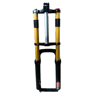 20 24 26 "Phụ tùng xe đạp chất béo xe đạp đôi vương miện xuống dốc hệ thống treo ngược áp suất dầu phía trước ngã ba - Product Image 4