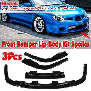 ชุดแต่งกันชนหน้าคาร์บอนไฟเบอร์/สีดำ สำหรับ Subaru Impreza WRX Sti S204 ปี 2006-2007 - Product Image 1