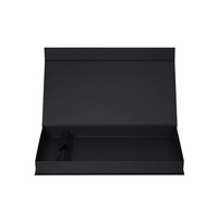 YZ Wholesale Custom Logo Luxury Black Magnetic Cardboard Bronzing Recyclable Book-Shaped Pickleball Table Tennis Paddle