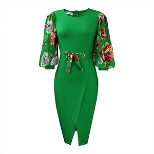 Falda de estilo africano para mujer, vestido de verano con estampado grande, estilo europeo y americano, 2022 - Product Image 5