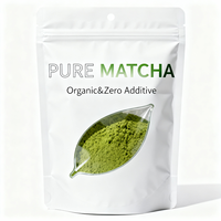 Poudre de Matcha imprimée personnalisée de qualité alimentaire Yinyang Stand up Bag Paquet en plastique étanche à l'humidité 200g 300g