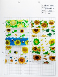 Mùa Hè Bán Buôn 0.3Mm Hướng Dương PVC Vinyl Cuộn 137Cm Rộng, Màu Vàng Trong Suốt Không Thấm Nước Phim Cho Bãi Biển Túi/Khăn Trải Bàn/Thủ Công Mỹ Nghệ - Product Image 5