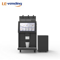Máquina Expendedora de Café Recién Molido con Espumador de Leche Fresca e Interfaz de Venta con Pantalla Táctil