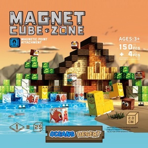 Jouets éducatifs préscolaires KSF, tuiles magnétiques personnalisables, blocs <span class=keywords><strong>de</strong></span> <span class=keywords><strong>construction</strong></span> magnétiques <span class=keywords><strong>de</strong></span> style pixel pour enfants - Product Image 3