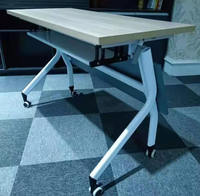 Vente entière d'usine Table pliante avec roues Table d'entraînement Grande salle de conférence Table de réunion combinée Bon prix
