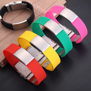 Bracelet en silicone pour adulte, joyeux anniversaire, bracelet arc-en-ciel pour fête à thème - Product Image 6