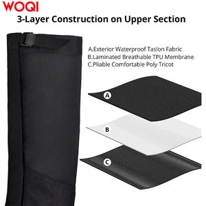 Couvre-jambes WOQI imperméables en tissu Oxford pour la randonnée en montagne, la protection extérieure, les sports d'hiver pour adultes - Product Image 5