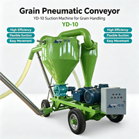 2026 Neue 50T/H Dieselmotor-Pneumatik-Getreidesaugmaschine – Tragbarer Weizen-, Mais-, Reislader/-entlader für Farm- und Silo-LKW