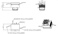 Module TEC Air Froid |   Échangeur de chaleur électrique haute performance 12VDC 120W en alliage d'aluminium pour refroidissement électronique (refroidisseur d'air)