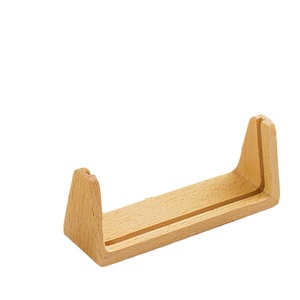 Solid Wood Calendar <b>Frame</b> Stand Beech Rectangular Horizontal Tabletop Durable - Product Image 1