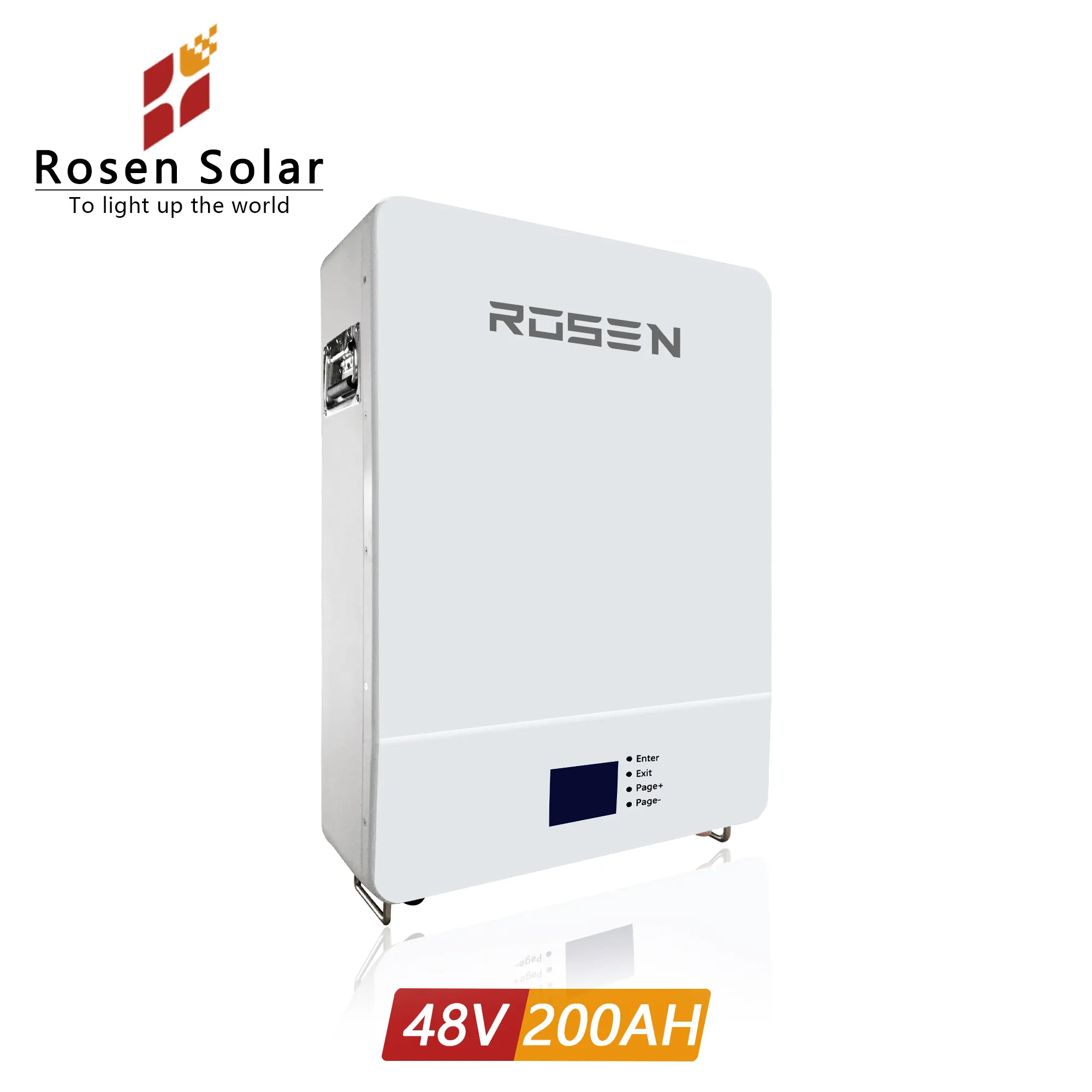 Hot Selling Rosen Merk Byd 48V <span class=keywords><strong>Lithium</strong></span> Lifepo4 Ion 100Ah Solar 200Ah Batterijen Pack Voor Systeem 10Kwh <span class=keywords><strong>Batterij</strong></span>