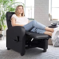 Modernes Design Push Back Luxuriöser Leders essel Wohnzimmer Sofa Stuhl