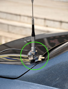 <b>Car</b> Truck Ham Two Way Amateur Mobile Radio Antenna Mount <b>Clamp</b> Bracket with Cable - Product Image 2