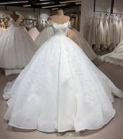 S127A 2022 nuovo modo di alta qualità all'ingrosso sexy personalizzare sposa una linea abito da ballo abiti da sposa
