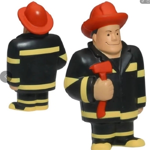 Balle Anti-stress Personnalisable en Mousse PU à l'Effigie d'Astronaute, de Pompier, de Policier et de Médecin - Product Image 2