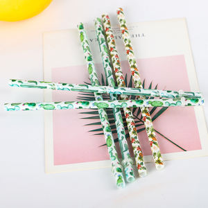 Cannuccia per stampa ecologica con design a forma di <span class=keywords><strong>ananas</strong></span>, cannuccia stampata in plastica dura PP riutilizzabile - Product Image 4